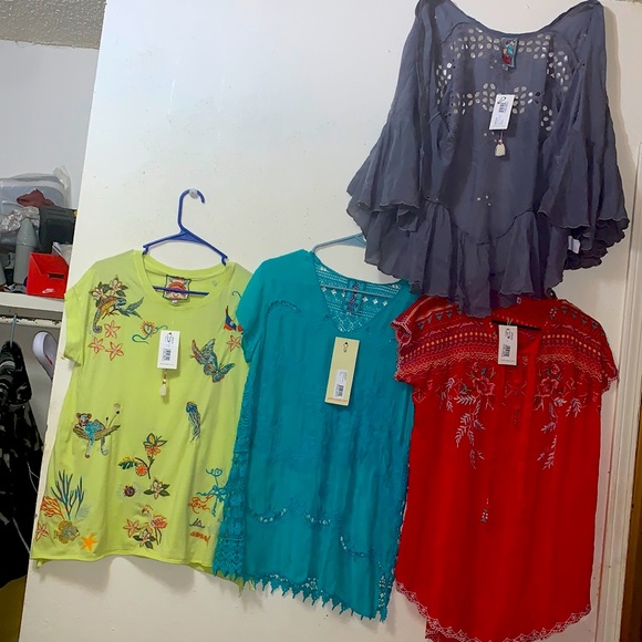 Johnny Was Tops - NWT $810 Johnny was bundle